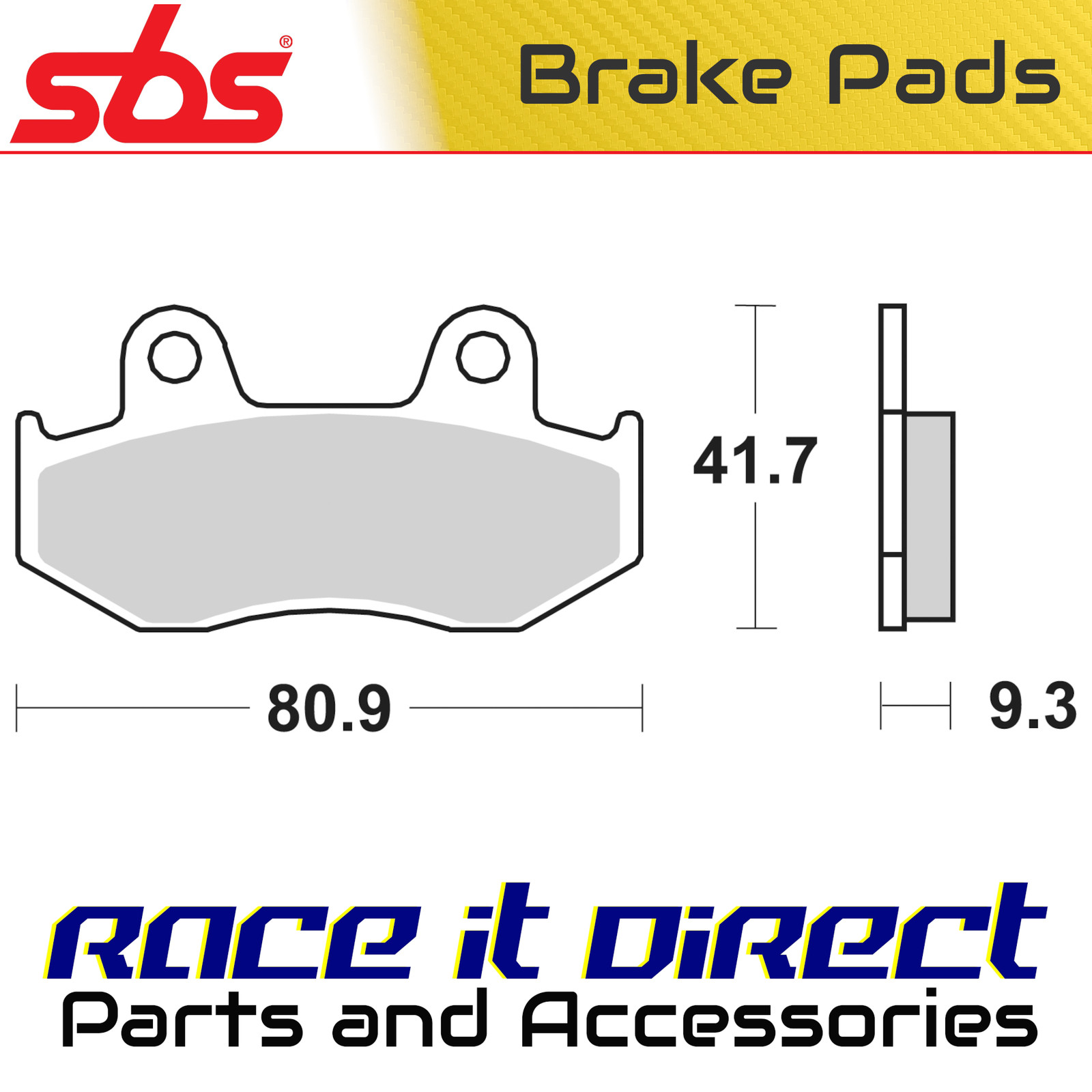Brake Pads for HONDA NHX 110 LEAD 2008-2009 Front Street SBS - Image 8