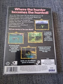 SEGA The Lost World: Jurassic Park Sega Saturn 1997 NTSC-U/C