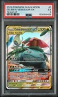 2019 POKEMON SUN & MOON TEAM UP #1 CELEBI & VENUSAUR GX PSA 5