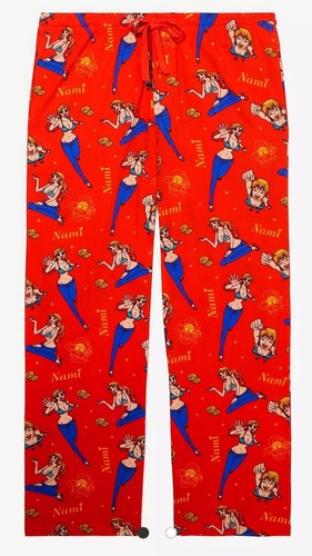 One Piece Nami Allover Print Sleep Pants Size Medium — BoxLunch Exclusive
