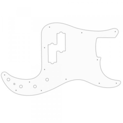 US PICKGUARD für FENDER  MEXICO DELUXE ACTIVE SPECIAL PRECISION BASS  3Ply WBW