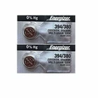 2 Energizer 394 380 SR936SW LR936 AG9 LR45 SR45 Silver Oxide Battery