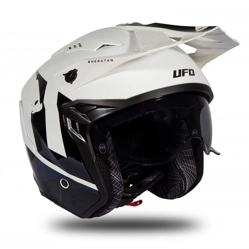 UFO Sheratan Open-Face Jet White Black, photo 1 of 5