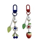 2Pcs Spring Inspired Phone Strap Alloy Clasp Keyring Pendant for Everyday Carry
