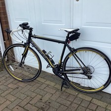 Carrera Zelos Road Bike Black/Yellow Immaculate Condition Cycling Upgrades 54cm