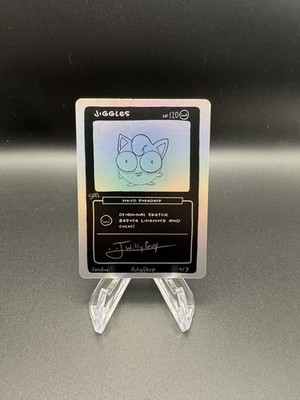 Jiggles 4/7 (Jigglypuff); Pokederp Special Shiny Signed Fan Art 2nd Edition