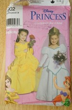 Simplicity Sewing Pattern Disney Princess Costume 9902 Kids Size 3-8 Belle