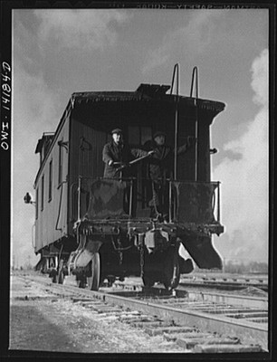 caboose in train hump a rolling down join its the A of classification to yard