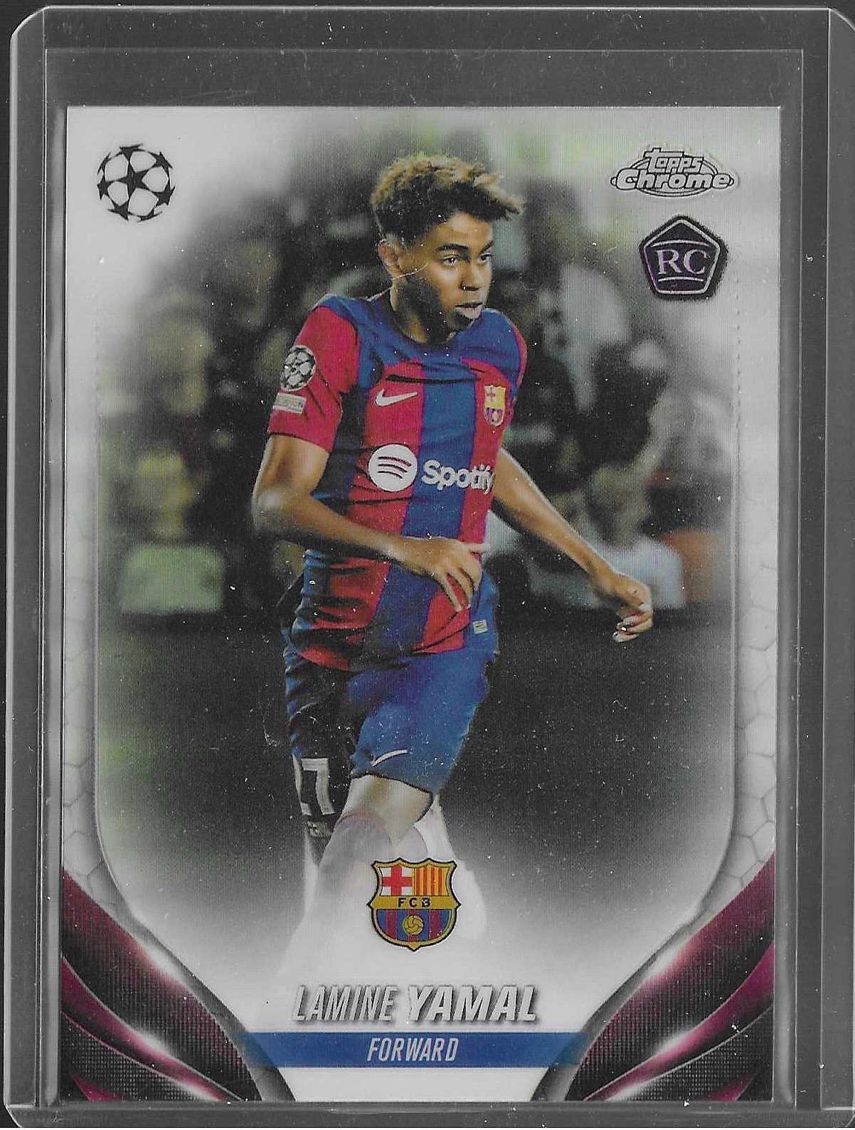 Lamine Yamal 2023 Topps Chrome UEFA Club Competitions #64 