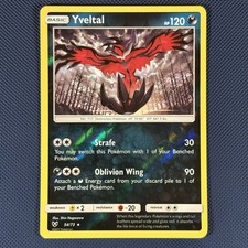 Yveltal 54/73 - Shining Legends - Rare Reverse Holo Pokemon Card - NM