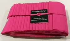 jelly roll Flamingo Pink Solid Forty 2.5 inch strips