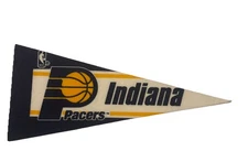 NBA Indiana Pacers  Mini Pennant 4”x9" Wall Decor Flag Basketball Vintage Lot#49