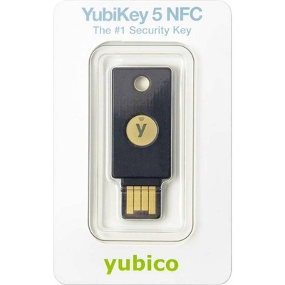 Yubico USB Passwort Manager Stick YubiKey 5 NFC Schwarz/Gold 5060408461426