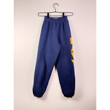 Youth Navy Sweatpants   Elastic Waist  Cuffs