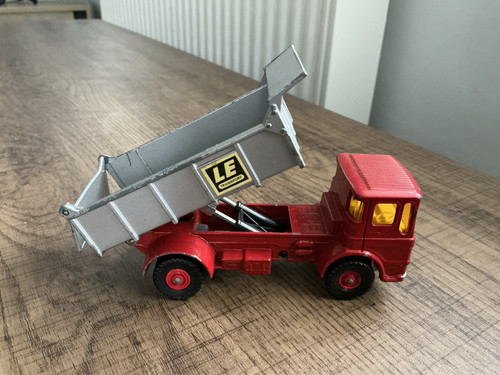 Matchbox King Size No. K-4 Leyland Tipper truck lorry Red LE Transport GC UB (s - Picture 12 of 14