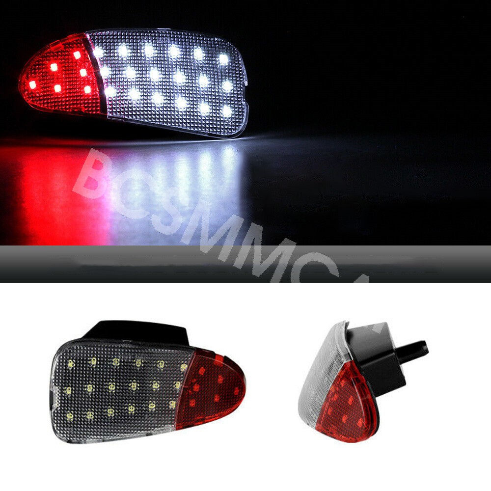 2PC Interior LED Door Courtesy Light Fit For 1997-1999 Ford F150 F250 Left Right