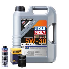 Motoröl 5W30 LIQUI MOLY Special Tec Ll 5L+HENGST Ölfilter +Spülung