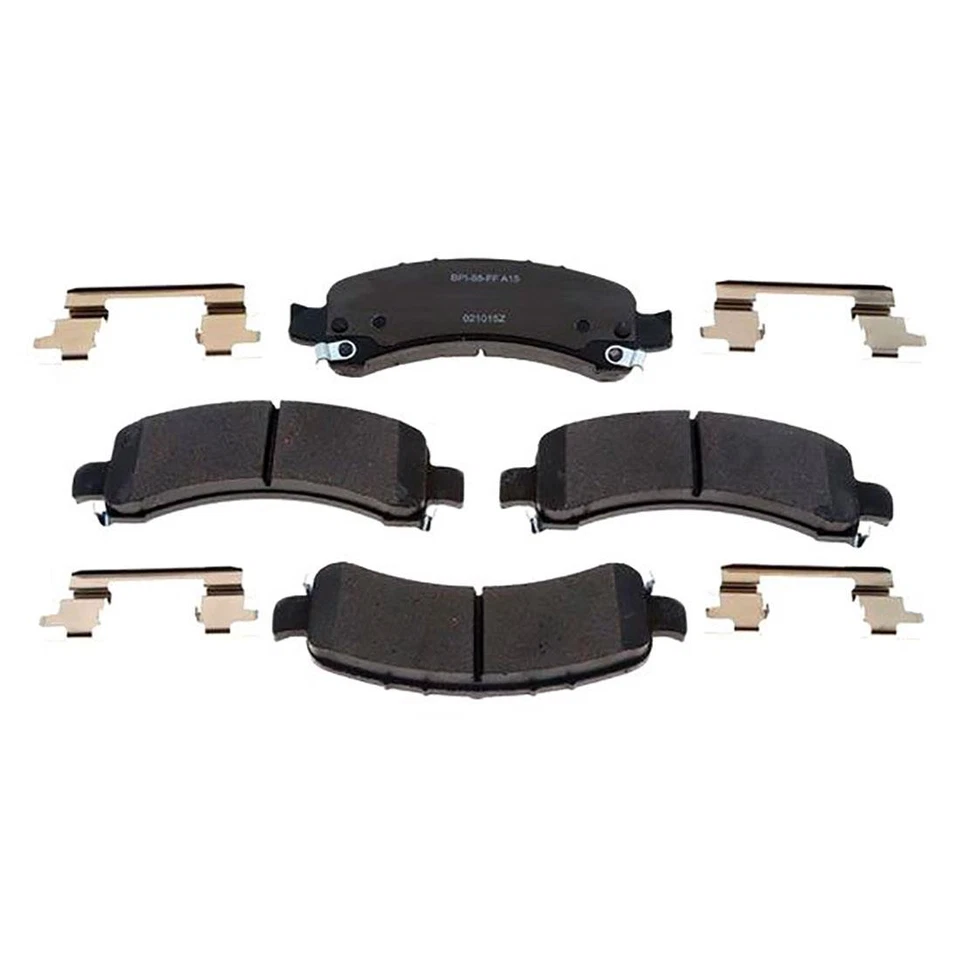 Задние тормозные диски + керамические тормозные колодки комплект для 2003-2014 Chevrolet Express 1500 - Изображение 2 из 4