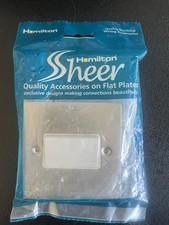 Hamilton sheer Pearl Oyster 1 Gang 10 A Triple Pole Rocker