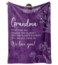 Gifts for Grandma Christmas, Grandma Gifts Blanket, Grandmas Birthday Gift fr...