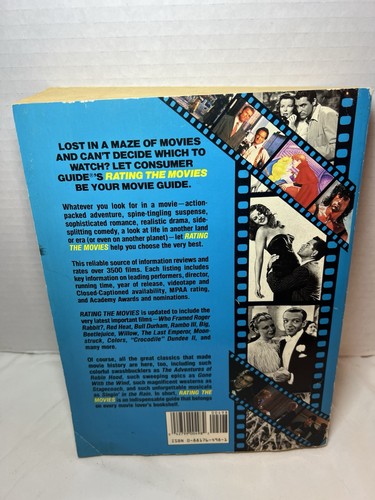 VINTAGE 1988 RATING THE MOVIES CONSUMER GUIDE WHO FRAMED ROGER RABBIT COVER - Picture 8 of 16