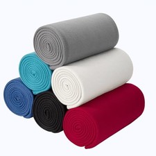 Fleece Throw Blankets for Couch Bulk Pack of 6 - 50 x 60 inch Multicolor 2