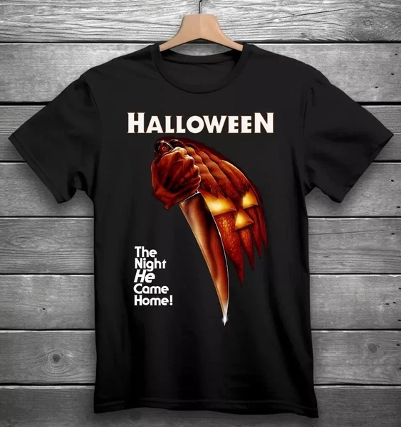 Halloween The Night He Came Home! Horror Movie T-Shirt Black S-3XL Michael Myers