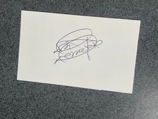 DON DEMETER (1956) autographed 3 x 5 Index Card  MLB Guaranteed to Pass