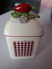 Villroy & Boch Ceramic Jam Pot, Petite Fleur Charm. Excellent Condition.