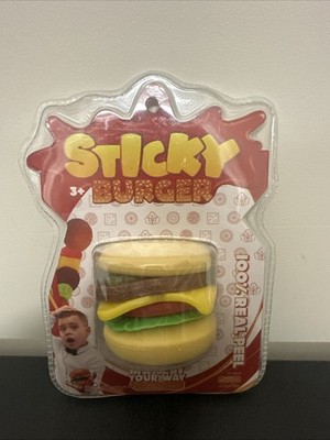 New PPNC STICKY BURGER sensory fidget toy 100% real peel make it your way