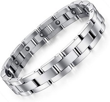 Magnetic Bracelets for Men Sleek Titanium Sta...