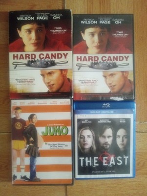 Elliot Page Lot Blu-ray Brit Marling THE EAST DVD JUNO Hard Candy