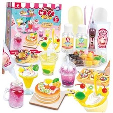 12 Making Miniature Food Toys Set, DIY, Resin Play, NOT Edible, Kitchen Mini