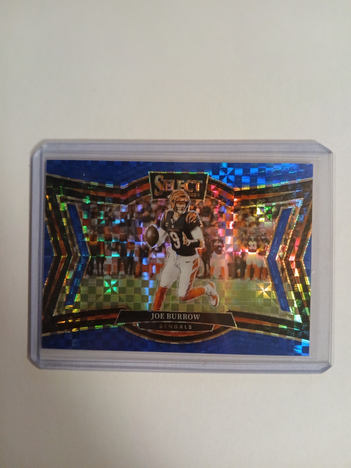 2024 Panini Select - Field Level Joe Burrow #463 Blue Prizm 42/75