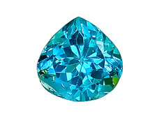 3.24cts Blue green natural apatite Pear cut loose gemstones "see video"
