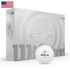 Wilson 2025 Duo Soft Golf Balls - White 12 Balls