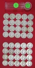 1946 P Washington Silver Quarter Roll - Circulated - 40 Coins -Actual Coins L142