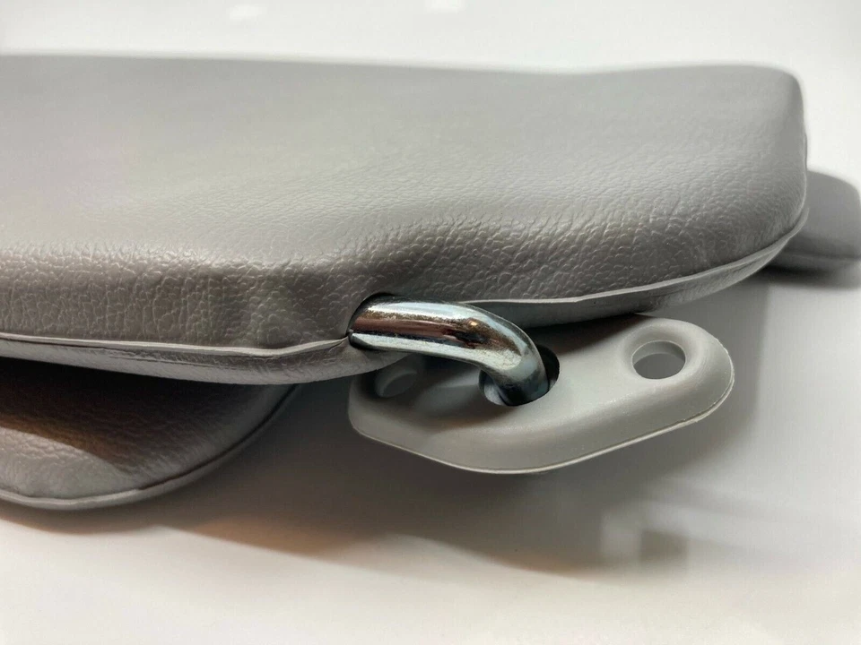 Fit For Mazda 626 1988-1991 Interior Vinyl Sunvisor Gray Pair LHD - Image 2 of 4