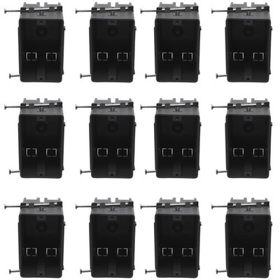 TOMSHIELE 1-Gang PVC New Work Outlet Box, 18 Cubic Inches 12, 1-gang 
