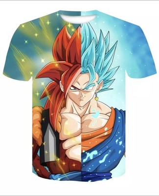 Dual Saiyan Power, Dragon Ball Z Super, T-Shirt, Large