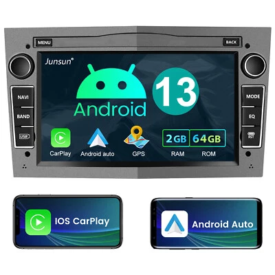 Radio de coche para Opel Zafira B Corsa D Astra H Vivaro Vectra C Android 13 GPS Navi