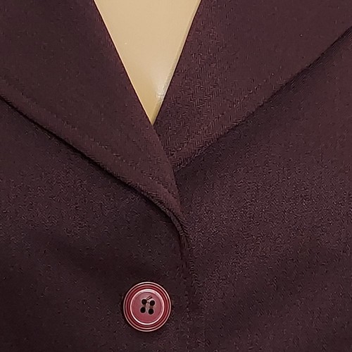 Wrapper 2 Piece Button Career Blazer & Skirt Set - Picture 15 of 16