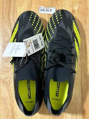 Adidas Predator Accuracy Injection.1 FG Black Soccer Cleats Sz