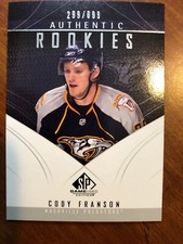09-10 SP Game Used Authentic Rookies #174 Cody Franson /699