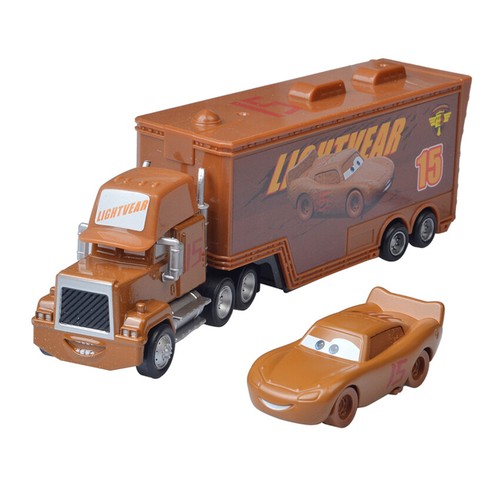 Disney Pixar Cars Giocattolo Lightning McQueen Mack Haulers Camion Racers Auto pressofusa - Foto 11 di 26
