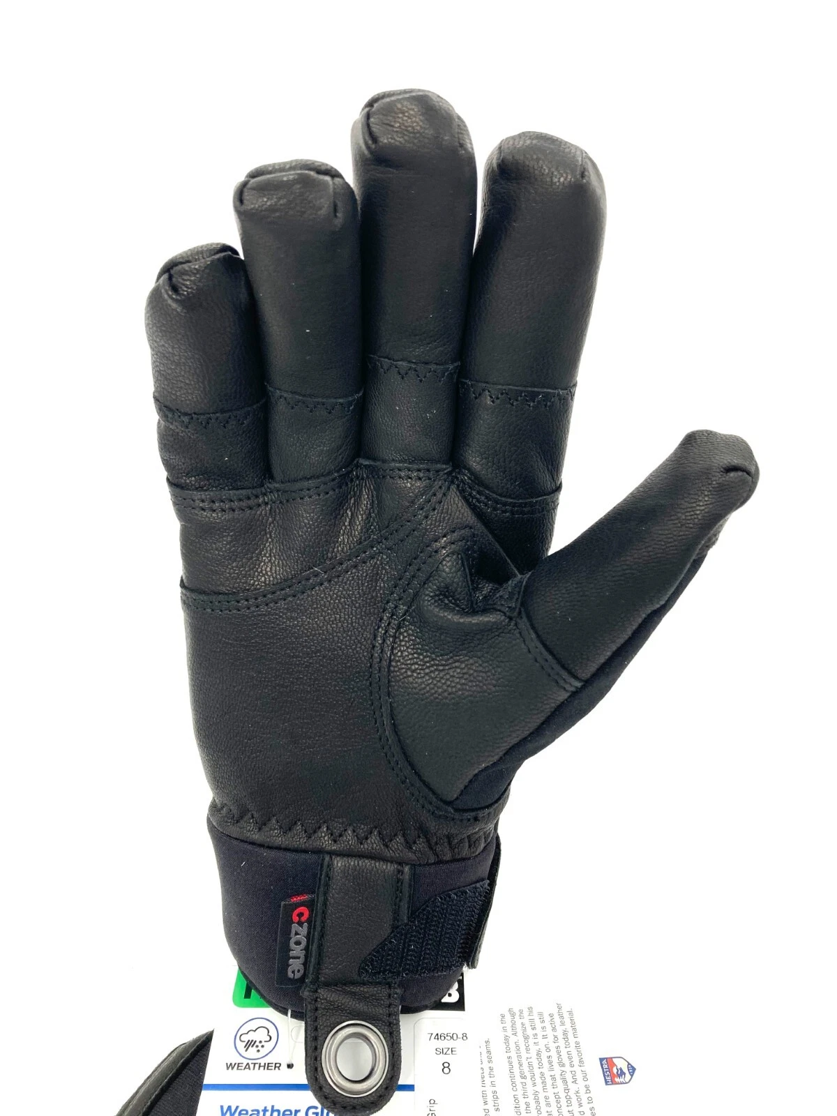Hestra Ergo Grip Gloves, Czone Insert for Multi-Weather, Work and Yard Use