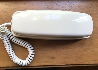AT&T Trimline 210 White Push Button Landline Desk Wall Phone