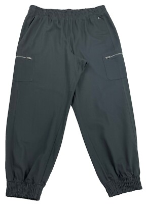 DSG Twitch + Allison High Rise Jogger Grey Twill Cargo Pants Loose Fit Size XL