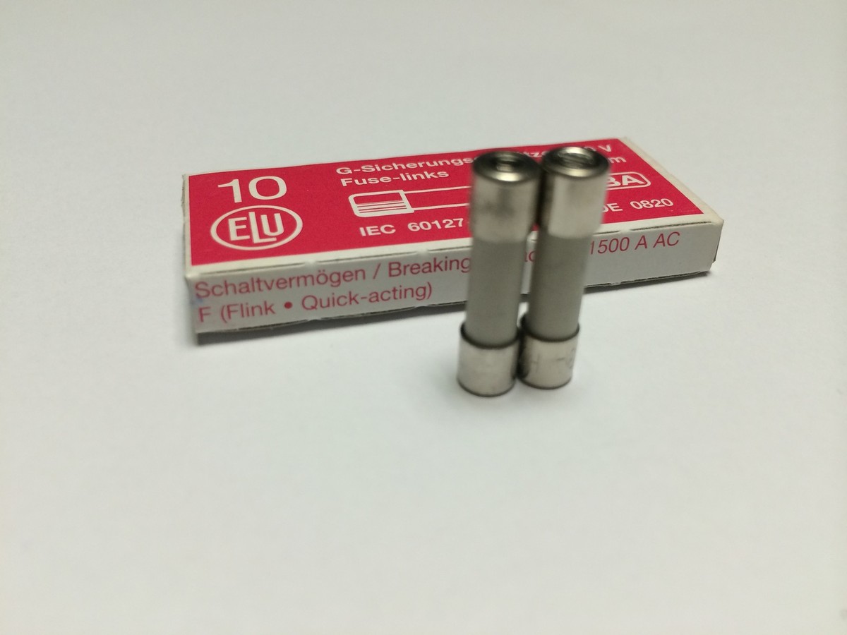 F2AH250V SIBA 7000733 2A Quick Blow Ceramic Fuse 5x20mm 250V Pack