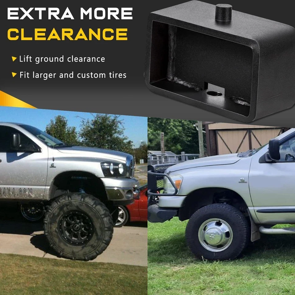 3" Front + 3" Rear Full Lift Kit for 1994-2001 Dodge Ram 1500 4X4 4WD Suspension - Image 3 of 4